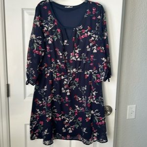 Maurices floral dress size xl
